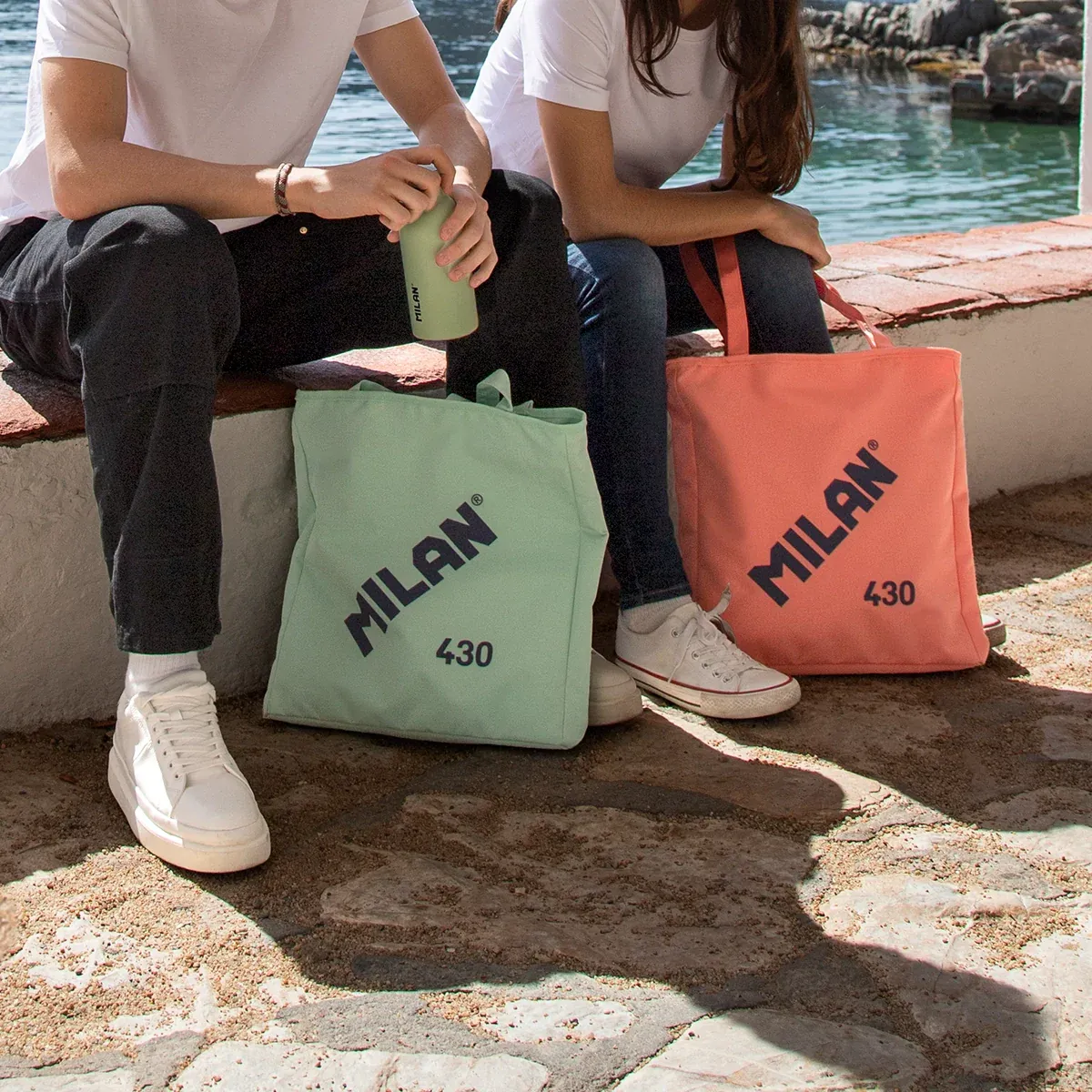 Tote bag con cremallera MILAN 430 - Imagen 8