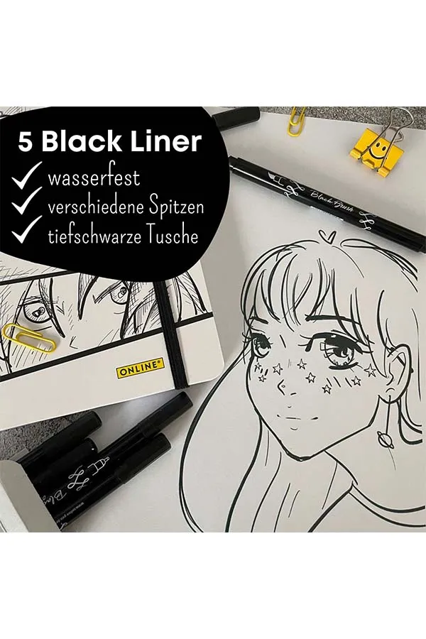 Set Online Bullet Manga & Black Lettering - Imagen 6