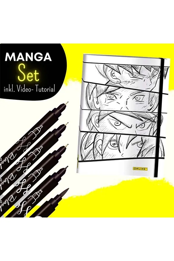 Set Online Bullet Manga & Black Lettering - Imagen 4